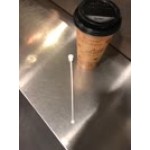 Royal Paper STRNPLUG-BK Stix To Go Black Beverage Plug and Stirrer - 200/Pack Royal Paper STRNPLUG-BK Stix To Go Black Beverage Plug and Stirrer - 200/Pack