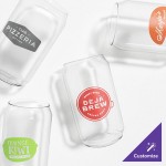 Tossware POP 12 oz. Customizable Plastic Can Glass - 252/Case