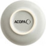 Acopa Embers 10 oz. Gray Matte Stoneware Bowl - Sample