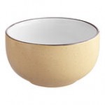 Acopa Embers 13 oz. Midnight Blue Matte Stoneware Bowl - Sample