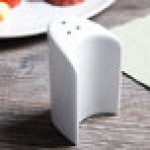 Tuxton GZP-733 TuxTrendz 2.875 oz. Porcelain White China Pepper Shaker - 12/Case Tuxton GZP-733 TuxTrendz 2.875 oz. Porcelain White China Pepper Shaker - 12/Case