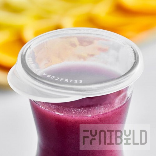 Front of the House Drinkwise Flat Plastic Lid for 20 oz. Carafe