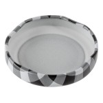 Acopa Black Plaid Milk Bottle Lid - 12/Case