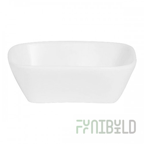 Varick A La Carte from Steelite International 5.5 oz. Bright White Square Ramekin - 36/Case