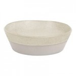 Front of the House Mezze® 3 oz. Sesame Two-Tone Round Porcelain Ramekin - 12/Case Front of the House Mezze® 3 oz. Sesame Two-Tone Round Porcelain Ramekin - 12/Case