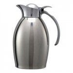 Service Ideas Nicollet 20 oz. Brushed Stainless Steel Insulated Carafe / Server with Flip Top Lid NIC06BS Service Ideas Nicollet 20 oz. Brushed Stainless Steel Insulated Carafe / Server with Flip Top Lid NIC06BS