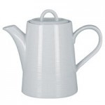 RAK Porcelain Helm 33.8 Bright White Embossed Porcelain Jug - 4/Case RAK Porcelain Helm 33.8 Bright White Embossed Porcelain Jug - 4/Case