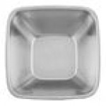Vollrath 4763760 Double Wall Square Beehive 8.2 Qt. Serving Bowl - Black Black