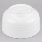 TableCraft CW3170W 3.5 Qt. White Cast Aluminum Fruit Bowl