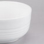 TableCraft CW3170W 3.5 Qt. White Cast Aluminum Fruit Bowl