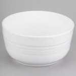 TableCraft CW3170W 3.5 Qt. White Cast Aluminum Fruit Bowl