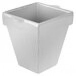 TableCraft CW1470N 2 Qt. Natural Cast Aluminum Square Condiment Bowl TableCraft CW1470N 2 Qt. Natural Cast Aluminum Square Condiment Bowl