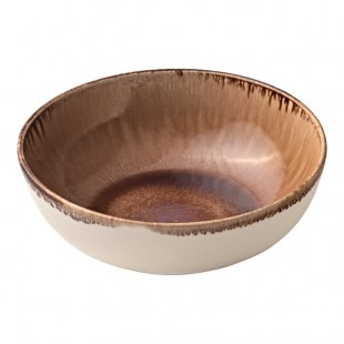 Heart & Soul Perfect Match 50.7 oz. Oyster Porcelain Serving Dish - 6/Case