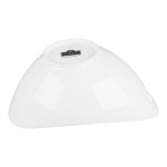 10 Strawberry Street WTR-10FBWL Whittier 34 oz. White Porcelain Serving Bowl with Cut Outs - 12/Case