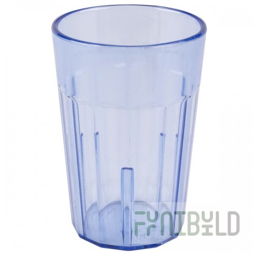 Cambro NT5401 Newport 6.4 oz. Slate Blue Customizable SAN Plastic Tumbler - 36/Case
