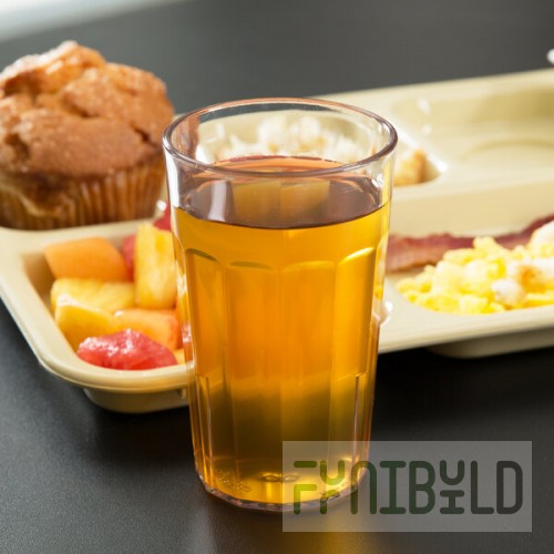 Cambro NT10152 Newport 10 oz. Clear Customizable SAN Plastic Tumbler - 36/Case