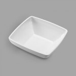Delfin from Steelite International DFBRC1311ME020 Metro White 136 oz. Rectangular Melamine Bowl