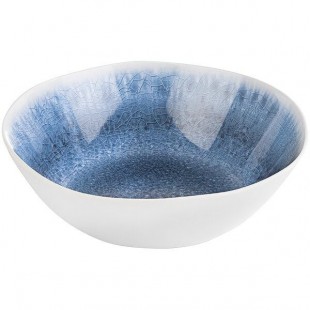 APS Blue Ocean 101.5 oz. Round Melamine Bowl - 6/Case