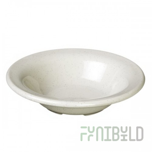 Thunder Group AD306WS San Marino 10 oz. Melamine Salad Bowl - 12/Case