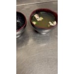 Thunder Group 3706TM Tenmoku Black 14 oz. Round Melamine Wave Rice Bowl - 12/Case