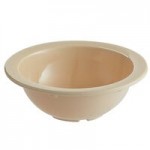 Acopa Foundations 8 oz. Tan Melamine Bouillon Cup - 12/Case