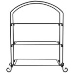 American Metalcraft IS13 Ironworks Three-Tier Rectangular Display Stand