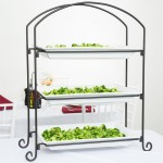 American Metalcraft IS13 Ironworks Three-Tier Rectangular Display Stand