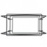 American Metalcraft IS13 Ironworks Three-Tier Rectangular Display Stand