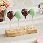 Acopa Mesa 14 Hole Natural Wood Skewer / Cake Pop Holder Acopa Mesa 14 Hole Natural Wood Skewer / Cake Pop Holder