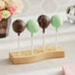 Acopa Mesa 14 Hole Natural Wood Skewer / Cake Pop Holder Acopa Mesa 14 Hole Natural Wood Skewer / Cake Pop Holder
