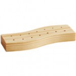 Acopa Mesa 14 Hole Natural Wood Skewer / Cake Pop Holder Acopa Mesa 14 Hole Natural Wood Skewer / Cake Pop Holder