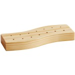 Acopa Mesa 14 Hole Natural Wood Skewer / Cake Pop Holder Acopa Mesa 14 Hole Natural Wood Skewer / Cake Pop Holder