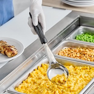 Vollrath 6412320 Jacob's Pride® 3 oz. Black Solid Oval Spoodle® Portion Spoon Vollrath 6412320 Jacob's Pride® 3 oz. Black Solid Oval Spoodle® Portion Spoon