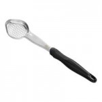 Vollrath 6412520 Jacob's Pride® 5 oz. Black Solid Oval Spoodle® Portion Spoon