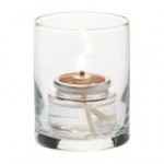 Hollowick 5176STC Satin Terra Cotta Glass Cylinder Tealight Hollowick 5176STC Satin Terra Cotta Glass Cylinder Tealight