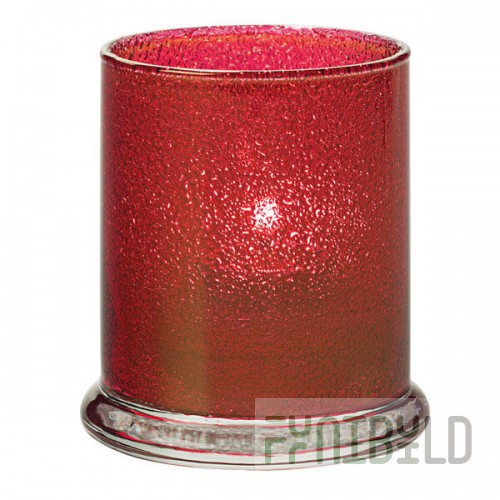 Hollowick 6147RJ Ruby Jewel Glass Votive Column