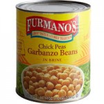 Furmano's 110 oz. Pouch Organic Chick Peas (Garbanzo Beans) - 6/Case Furmano's 110 oz. Pouch Organic Chick Peas (Garbanzo Beans) - 6/Case