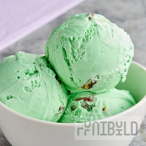 Klein's Real Kosher Vegan Pistachio Ice Cream 3 Gallon