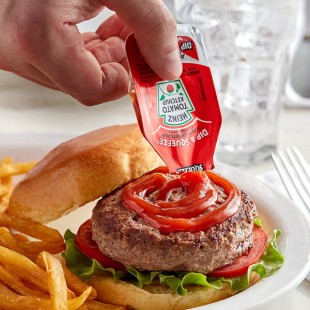 Heinz 0.95 oz. Dip & Squeeze Ketchup Packet - 500/Case Heinz 0.95 oz. Dip & Squeeze Ketchup Packet - 500/Case