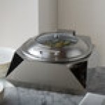 Rosseto SM289 Multi-Chef Diamond 6.3 Qt. Brushed Stainless Steel Round Chafer with Lid Rosseto SM289 Multi-Chef Diamond 6.3 Qt. Brushed Stainless Steel Round Chafer with Lid
