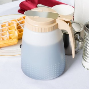 TableCraft 748A 48 oz. Almond Polyethylene All Purpose Dispenser with ABS Top TableCraft 748A 48 oz. Almond Polyethylene All Purpose Dispenser with ABS Top