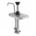 ServSense Stainless Steel Condiment Dispenser Pump and Lid for 2 Qt. Fountain Jar
