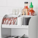 ServSense Magnetic Stainless Steel Flatware Labels for Self-Service Station Organizers - 6/Pack