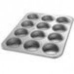 Chicago Metallic 43515 12 Cup 6.2 oz. Glazed Aluminized Steel Jumbo Muffin Pan - 13 1/2