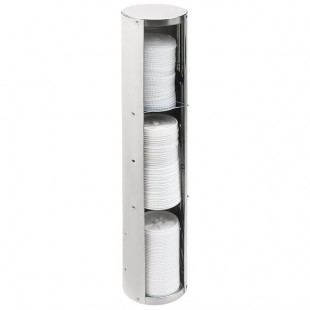 Modular 1011795 Three-Tier Stainless Steel Wall Mount / Countertop Adjustable Tubular 4