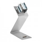 Modular 1011795 Three-Tier Stainless Steel Wall Mount / Countertop Adjustable Tubular 4