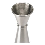 Barfly® M37005 1 oz. & 2 oz. Stainless Steel Japanese Style Jigger