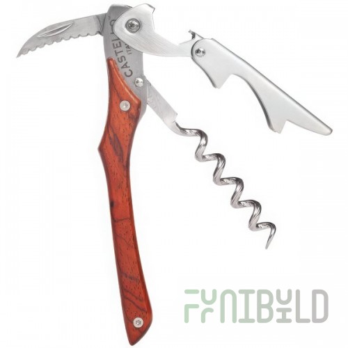 Franmara 3142 Castello Waiter's Corkscrew with Cocobolo Wood Handle and Silver Gift Box