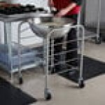 Vollrath 79302 Stainless Steel Mobile Mixing Bowl Stand with 30 Qt. Mixing Bowl and Tray Slides Vollrath 79302 Stainless Steel Mobile Mixing Bowl Stand with 30 Qt. Mixing Bowl and Tray Slides