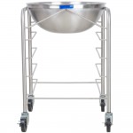 Vollrath 79302 Stainless Steel Mobile Mixing Bowl Stand with 30 Qt. Mixing Bowl and Tray Slides Vollrath 79302 Stainless Steel Mobile Mixing Bowl Stand with 30 Qt. Mixing Bowl and Tray Slides